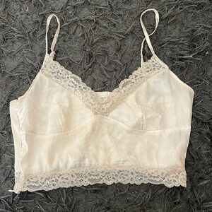 Lace Camisole Silk Top